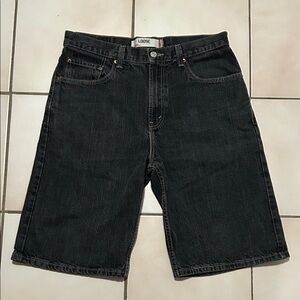 Levi’s 569 Loose Straight Black Denim Shorts W32 Men’s
